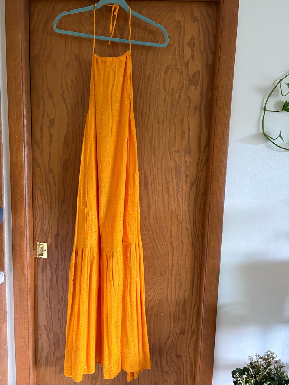 Sundress Halter Maxi Dress Sz XS/S - Picture 4 of 10